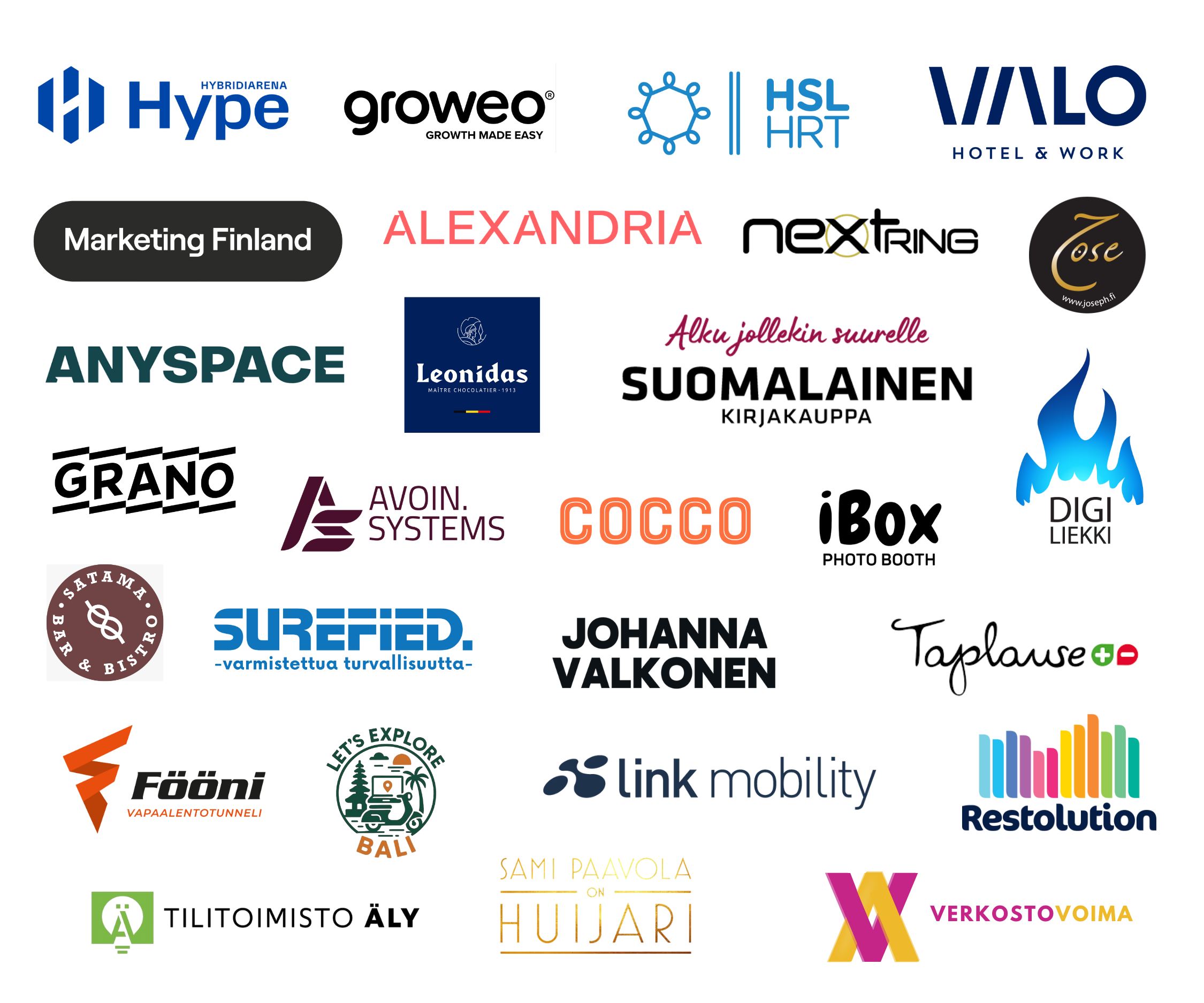 tapahtumakumppanit yhteisöstä SUPERVOIMA (Verkostovoima) tapahtumakumppanit yhteisöstä SUPERVOIMA (Verkostovoima)